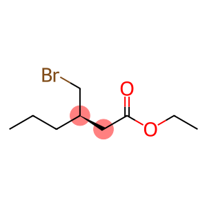 Hexanoic acid, 3-(bromomethyl)-, ethyl ester, (3R)-