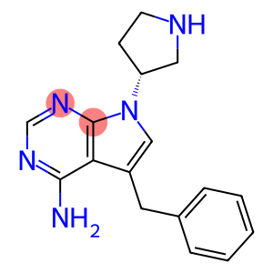 5-benzyl-7-(pyrrolidin-3-yl)-7H-pyrrolo[2,3-d]pyrimidin-4-amine