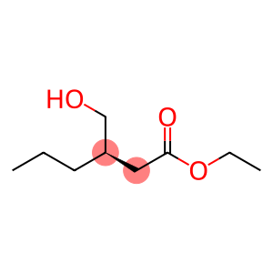 Hexanoic acid, 3-(hydroxymethyl)-, ethyl ester, (3R)-