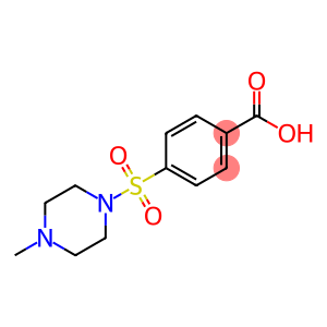 4-[(4-methylpiperazin-1-yl)sulfonyl]benzoic acid
