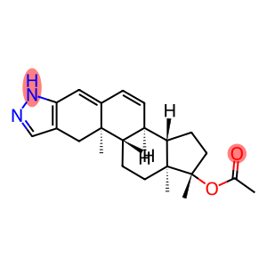 17-Methyl-2'H-androst-2-eno[3,2-c]pyrazole-4,6-dien-17β-ol acetate