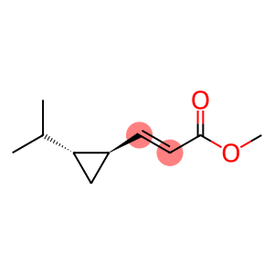 2-Propenoic acid, 3-[(1R,2R)-2-(1-methylethyl)cyclopropyl]-, methyl ester, (2E)-rel-