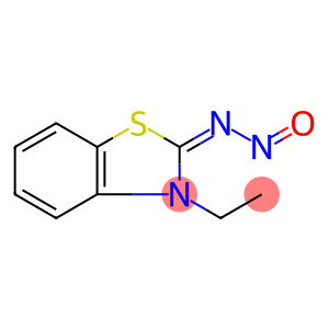 (2E)-3-ethyl-N-nitroso-1,3-benzothiazol-2(3H)-imine
