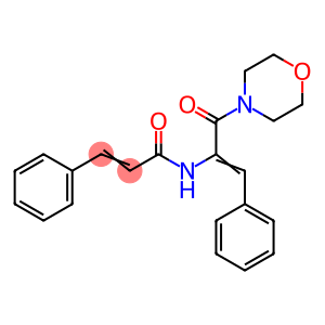 2-Propenamide, N-[1-(4-morpholinylcarbonyl)-2-phenylethenyl]-3-phenyl-