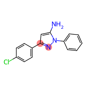 3-(4-氯苯基)-1-苯基-1H-吡唑-5-胺