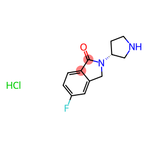 (R)-5-Fluoro-2-(pyrrolidin-3-yl)isoindolin-1-one hydrochloride