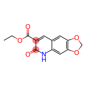 1,3-Dioxolo[4,5-g]quinoline-7-carboxylic acid, 5,6-dihydro-6-oxo-, ethyl ester