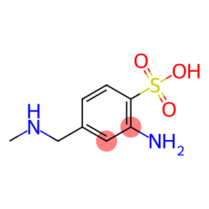 Benzenesulfonic acid, 2-amino-4-[(methylamino)methyl]-