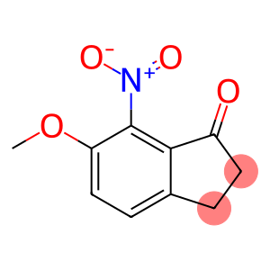 1H-Inden-1-one, 2,3-dihydro-6-methoxy-7-nitro-