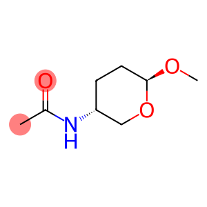 Acetamide, N-(tetrahydro-6-methoxy-2H-pyran-3-yl)-, (3R-trans)- (9CI)