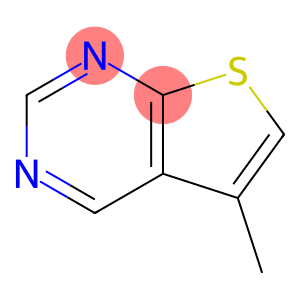 Thieno[2,3-d]pyrimidine, 5-methyl-