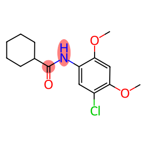 N-(5-chloro-2,4-dimethoxyphenyl)cyclohexanecarboxamide