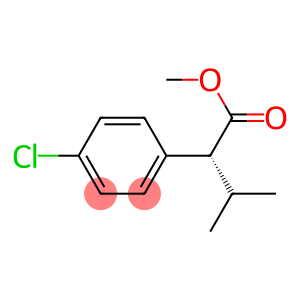 Benzeneacetic acid, 4-chloro-α-(1-methylethyl)-, methyl ester, (αR)-
