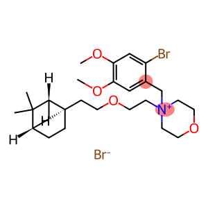 Morpholinium, 4-[(2-bromo-4,5-dimethoxyphenyl)methyl]-4-[2-[2-[(1S,2R,5S)-6,6-dimethylbicyclo[3.1.1]hept-2-yl]ethoxy]ethyl]-, bromide (1:1)