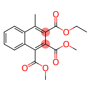 4-Methyl-1,2,3-naphthalenetricarboxylic acid 3-ethyl 1,2-dimethyl ester