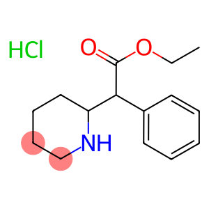 ethyl 2-phenyl-2-(2-piperidyl)acetate hydrochloride