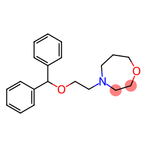 4-[2-(Diphenylmethoxy)ethyl]hexahydro-1,4-oxazepine