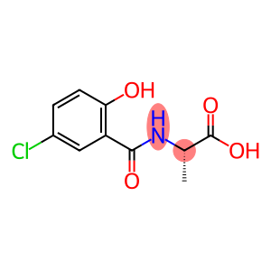 Alanine,  N-(5-chloro-2-hydroxybenzoyl)-