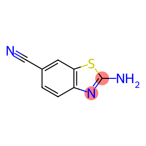 6-Benzothiazolecarbonitrile,2-amino-(8CI,9CI)