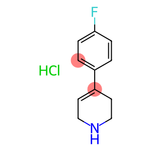 Pyridine, 4-(4-fluorophenyl)-1,2,3,6-tetrahydro-, hydrochloride