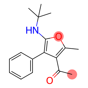 Ethanone,  1-[5-[(1,1-dimethylethyl)amino]-2-methyl-4-phenyl-3-furanyl]-
