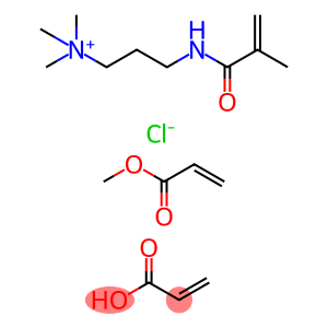 N,N,N-Trimethyl-3-[(2-methyl-1-oxo-2-propenyl)amino]-1-propanaminium, chloride polymer with methyl 2-propenoate and 2-propenoic acid, sodium salt