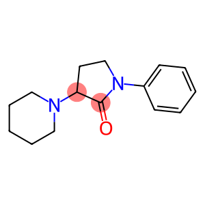 2-Pyrrolidinone, 1-phenyl-3-(1-piperidinyl)-