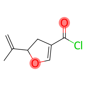 3-Furancarbonyl chloride, 4,5-dihydro-5-(1-methylethenyl)- (9CI)