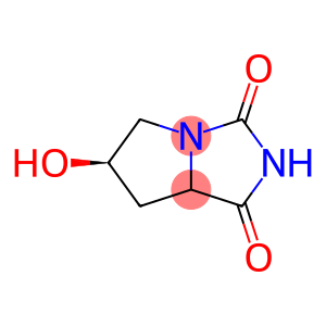 1H-Pyrrolo[1,2-c]imidazole-1,3(2H)-dione,tetrahydro-6-hydroxy-,(6R)-(9CI)