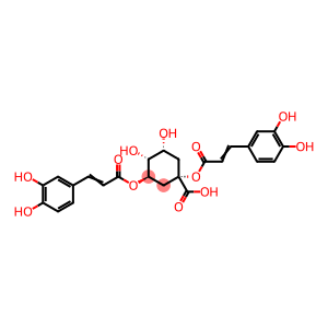 Cyclohexanecarboxylic acid, 1,3-bis[[3-(3,4-dihydroxyphenyl)-1-oxo-2-propen-1-yl]oxy]-4,5-dihydroxy-, (1S,3R,4R,5R)-