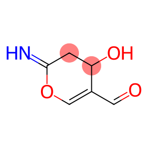 2H-Pyran-5-carboxaldehyde, 3,4-dihydro-4-hydroxy-2-imino- (9CI)