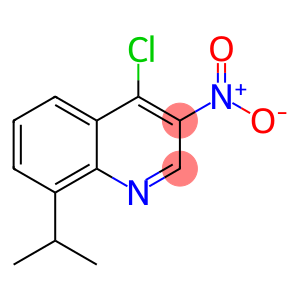4-chloro-3-nitro-8-(propan-2-yl)quinoline