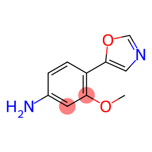 3-Methoxy-4-(5-oxazolyl)benzenamine