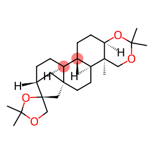 Kaurane-3α,16,17,18-tetrol, cyclic 3,18:16,17-diacetal with acetone, (-)- (8CI)