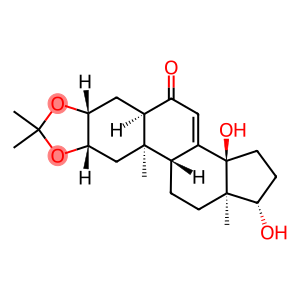 14,17β-Dihydroxy-2β,3β-(isopropylidenebisoxy)-5β-androst-7-en-6-one