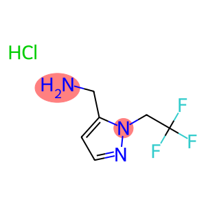 [1-(2,2,2-Trifluoroethyl)-1H-pyrazol-5-yl]methanamine hydrochloride