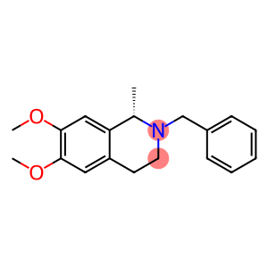 Isoquinoline, 1,2,3,4-tetrahydro-6,7-dimethoxy-1-methyl-2-(phenylmethyl)-, (1S)-