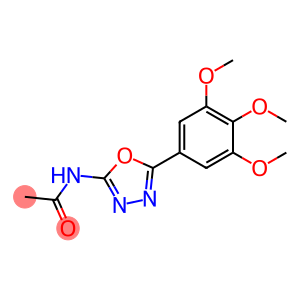 N-[5-(3,4,5-trimethoxyphenyl)-1,3,4-oxadiazol-2-yl]acetamide