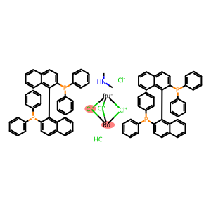 Dimethylammonium dichlorotri(μ-chloro)bis[(S)-(-)-2,2μ-bis(diphenylphosphino)-1,1μ-binaphthyl]diruthenate(II)