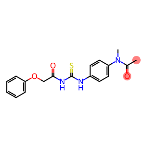 N-[({4-[acetyl(methyl)amino]phenyl}amino)carbonothioyl]-2-phenoxyacetamide