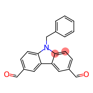9-(Phenylmethyl)-9H-carbazole-3,6-dicarboxaldehyde