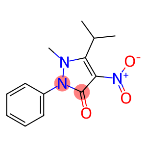 1-Methyl-4-nitro-2-phenyl-5-propan-2-ylpyrazol-3-one