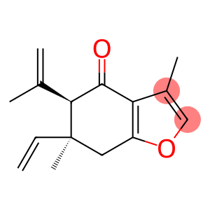 4(5H)-Benzofuranone, 6-ethenyl-6,7-dihydro-3,6-dimethyl-5-(1-methylethenyl)-, (5R,6S)-rel-