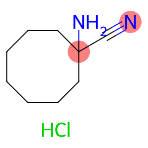 1-aminocyclooctane-1-carbonitrile hydrochloride