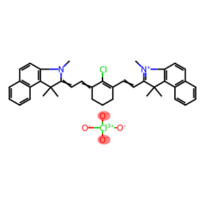IR-813 perchlorate,2-[2-[2-Chloro-3-[2-(1,3-dihydro-1,1,3-trimethyl-2H-benzo[e]-indol-2-ylidene)-ethylidene]-1-cyclohexen-1-yl]-ethenyl]-1,1,3-trimethyl-1H-benzo[e]indolium perchlorate