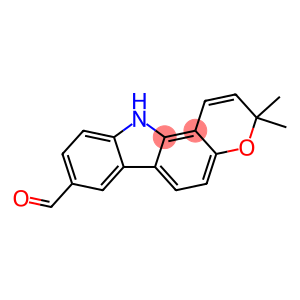 Pyrano[3,2-a]carbazole-8-carboxaldehyde, 3,11-dihydro-3,3-dimethyl-