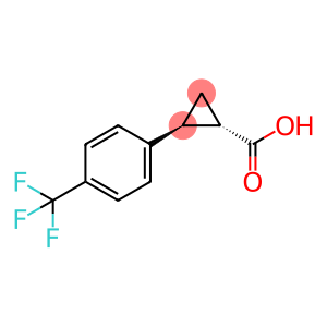 Cyclopropanecarboxylic acid, 2-[4-(trifluoromethyl)phenyl]-, (1S,2S)-