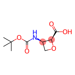 2-Oxetanecarboxylic acid, 3-[[(1,1-dimethylethoxy)carbonyl]amino]-, (2S,3R)-