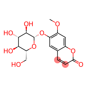 6-甲氧基香豆素-7-0-BETA-D-吡喃葡萄糖苷