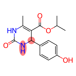 isopropyl 4-(4-hydroxyphenyl)-6-methyl-2-oxo-1,2,3,4-tetrahydropyrimidine-5-carboxylate